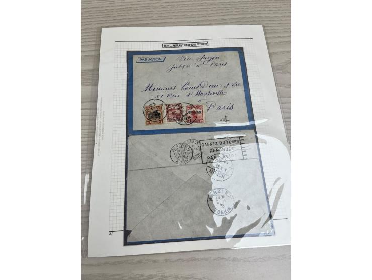 holding on 5 album pages, including Yunnan Use Junk Issue 1/2c to $5 mint and used sets, Szechuan Use Junk Issue mint and use